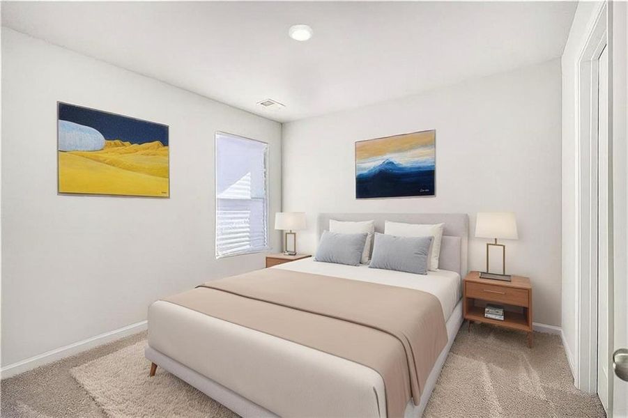 Furnished interior view inside a new home in , Monroe (Image 6). Furnished interior view inside a new home in , Monroe (Image 6).