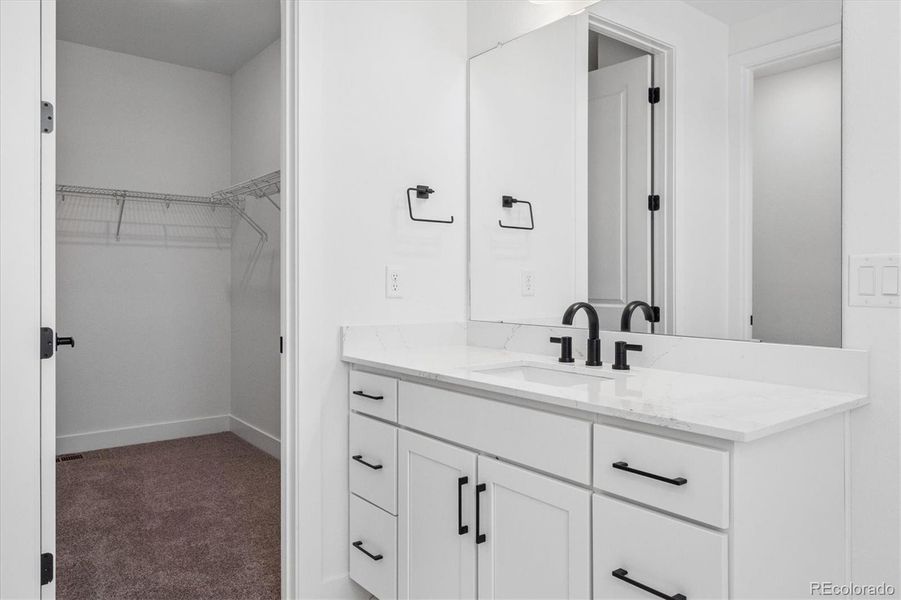 Furnished interior view inside a new home in Peakview at Ascent Village, Littleton (Image 13).