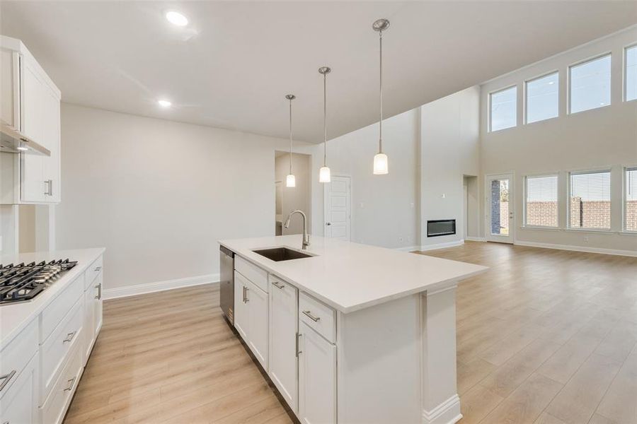 Furnished interior view inside a new home in Sutton Fields, Celina (Image 10).