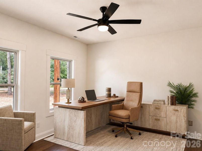 Furnished interior view inside a new home in , Salisbury (Image 16).