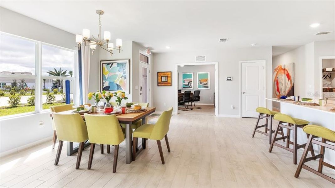 Furnished interior view inside a new home in Sea Cove, Punta Gorda (Image 12).