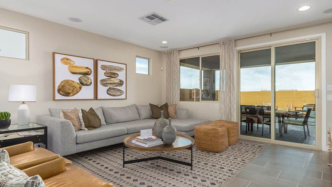 Furnished interior view inside a new home in Stonehaven, Glendale (Image 7). Furnished interior view inside a new home in Stonehaven, Glendale (Image 7).