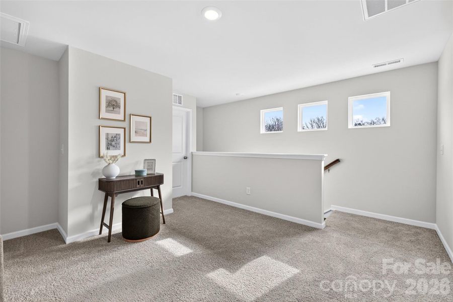 Furnished interior view inside a new home in , Charlotte (Image 5). Furnished interior view inside a new home in , Charlotte (Image 5).