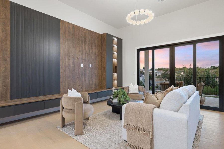 Furnished interior view inside a new home in , Leander (Image 12). Furnished interior view inside a new home in , Leander (Image 12).