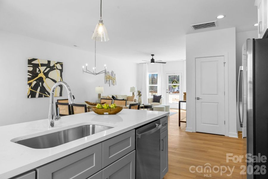 Furnished interior view inside a new home in , Charlotte (Image 31).