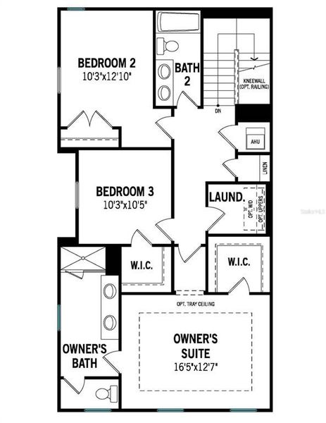 2D floor plan layout of this home in Celebration, Celebration, FL (Image 6).