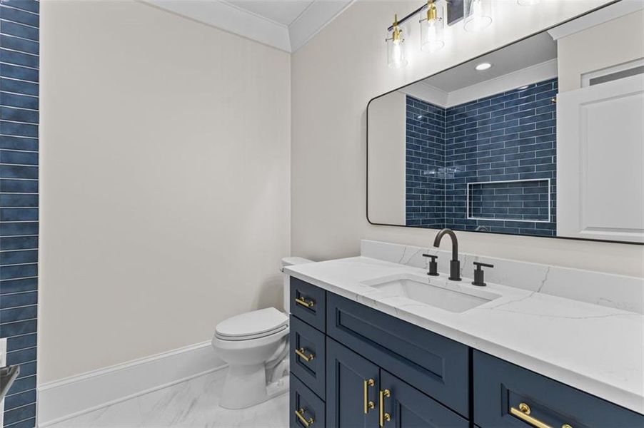 Furnished interior view inside a new home in , Winder (Image 39).