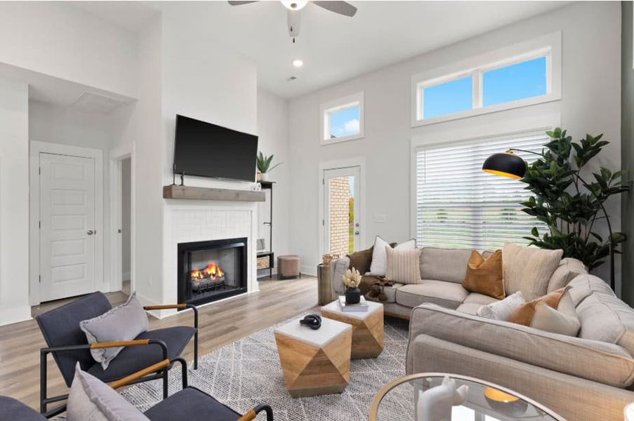 Furnished interior view inside a new home in Westfield Garden Homes, Gallatin (Image 4).