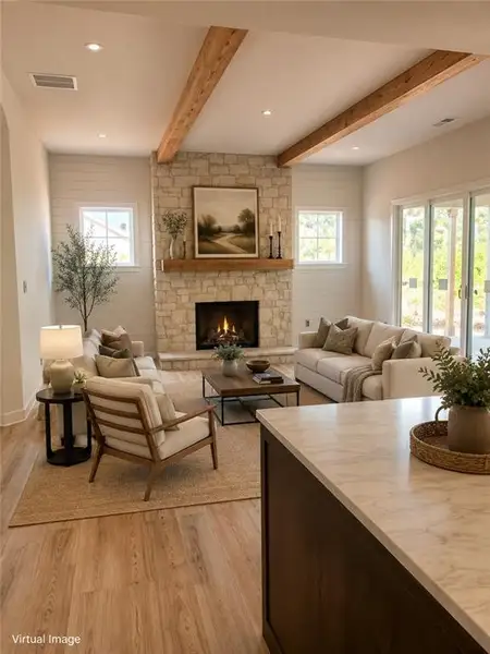 Furnished interior view inside a new home in , Cumming (Image 3). Furnished interior view inside a new home in , Cumming (Image 3).