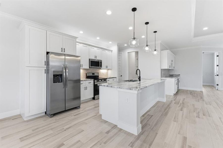 Furnished interior view inside a new home in , Englewood (Image 9).