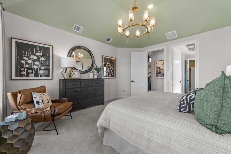 Representative furnished interior of a home built from the Harrington by Landon Homes in Lexington Frisco, Frisco (Image 9).