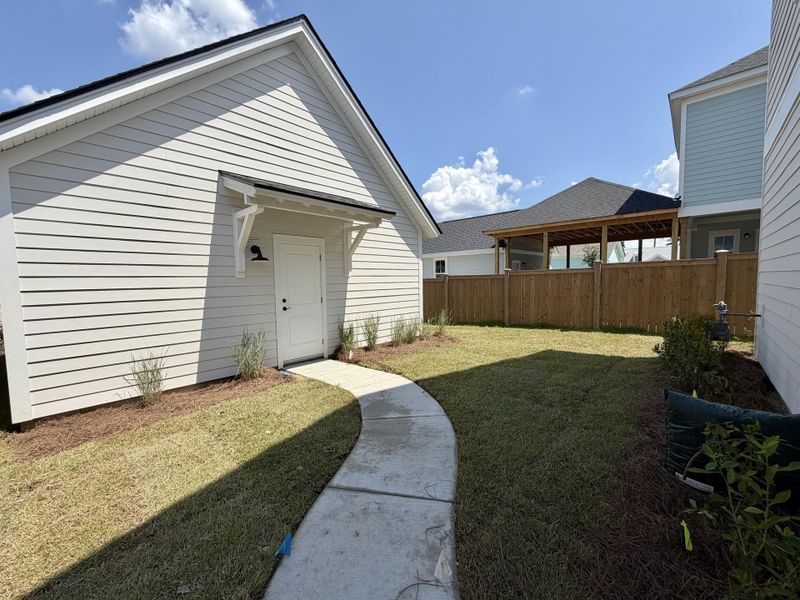 Exterior details and patio area of a home in , Summerville (Image 6).