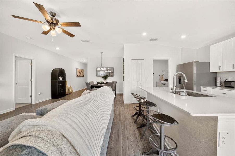 Furnished interior view inside a new home in Marion Ranch, Ocala (Image 44). Furnished interior view inside a new home in Marion Ranch, Ocala (Image 44).