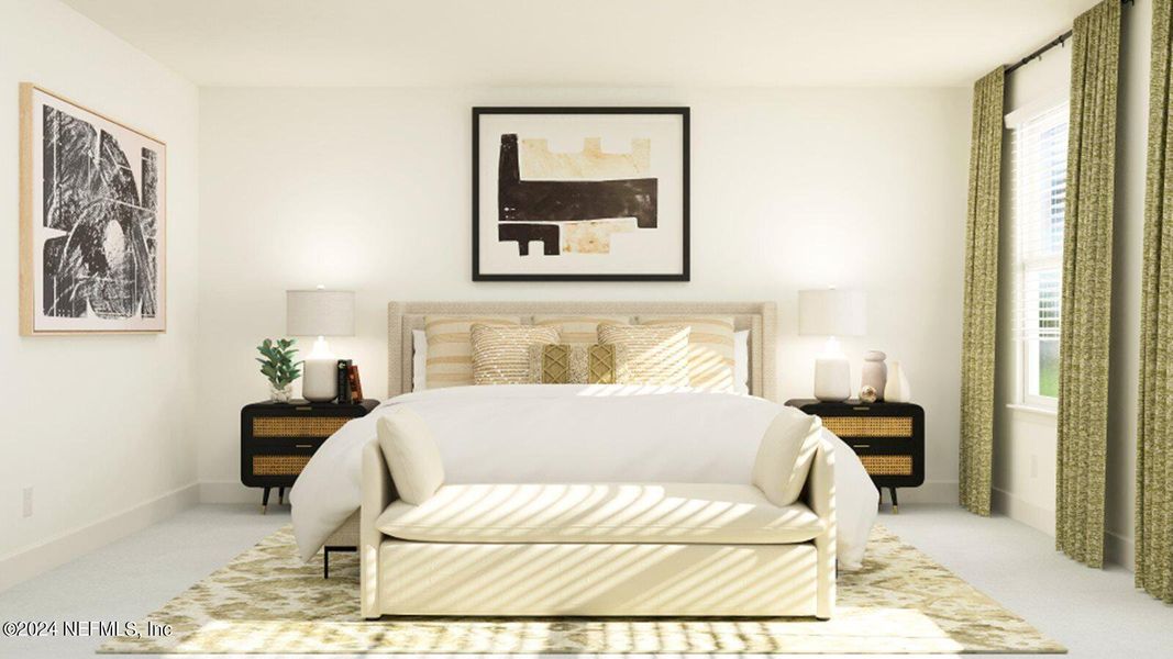 Furnished interior view inside a new home in , St. Augustine (Image 12).