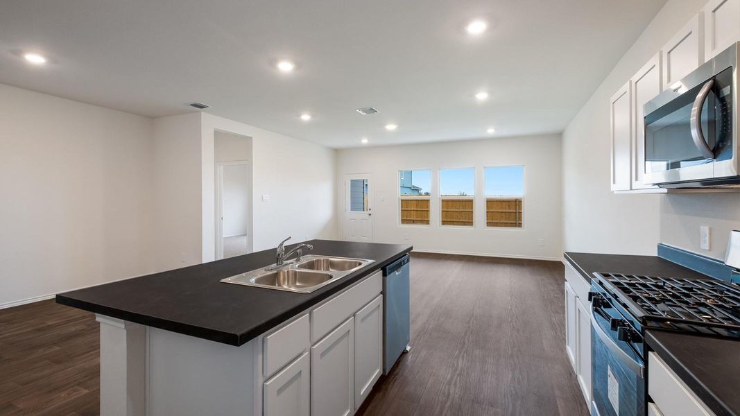 Furnished interior view inside a new home in Talavera, Kyle (Image 5). Furnished interior view inside a new home in Talavera, Kyle (Image 5).