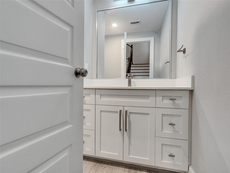 Power room located on second floor stairs Power room located on second floor stairs