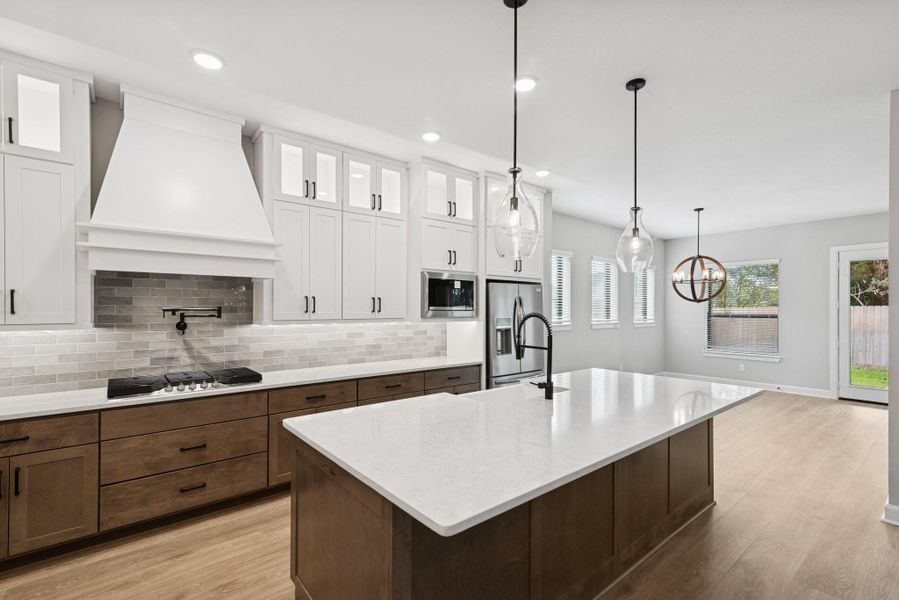Furnished interior view inside a new home in The Meadows at Imperial Oaks, Conroe (Image 10).