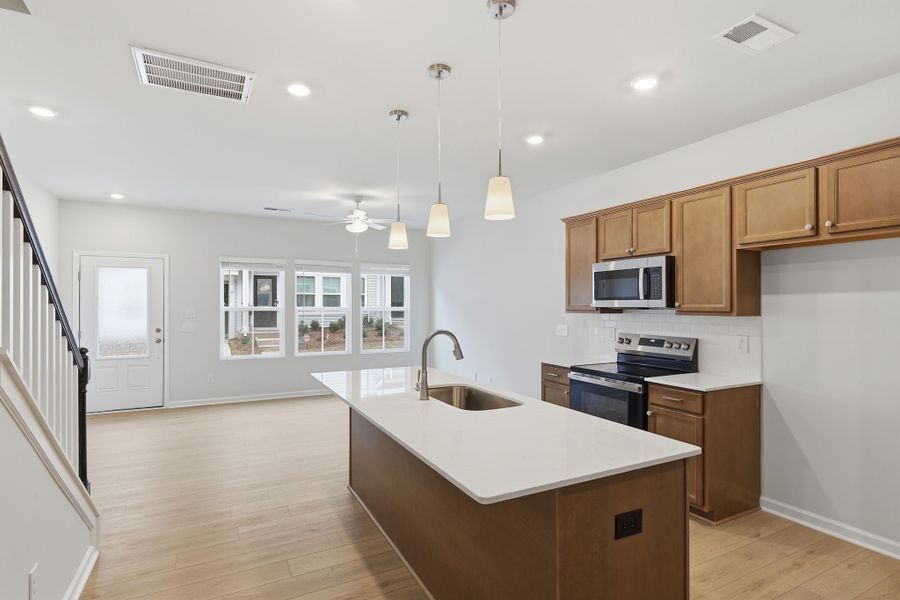Furnished interior view inside a new home in Lakeview Village, Charlotte (Image 11).