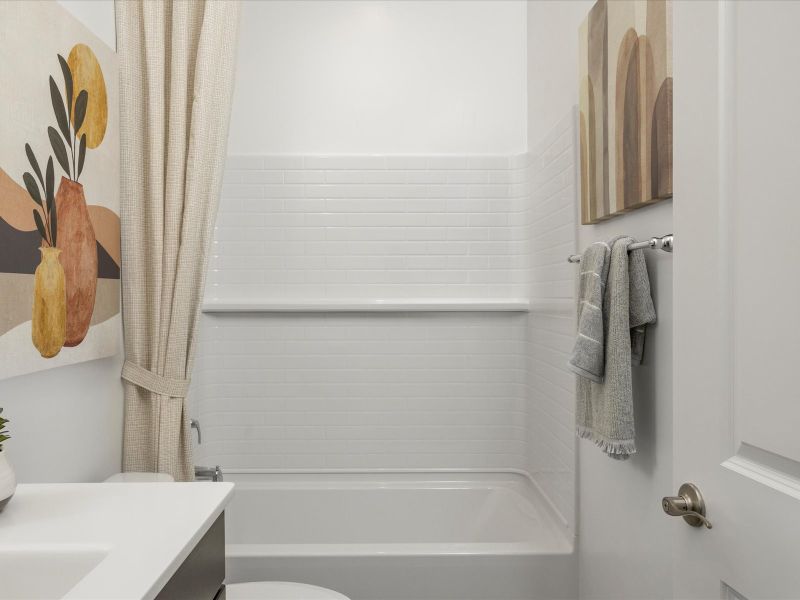 Furnished interior view inside a new home in Summerstone II, Marana (Image 12).