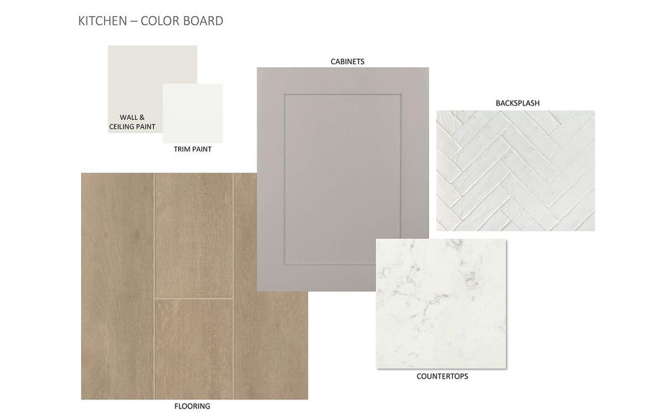 Sample of building materials used in homes in Easton Park, Austin (Image 9).