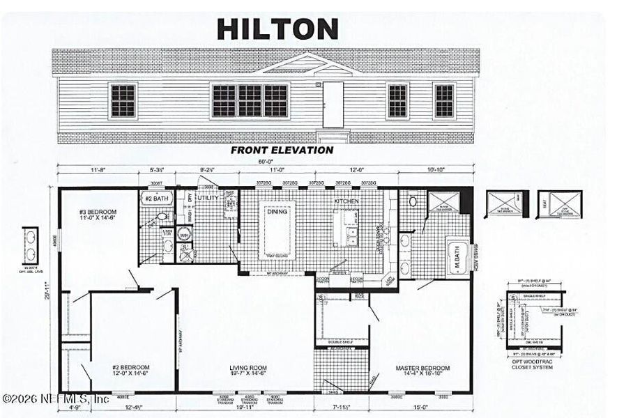 2D floor plan layout of this home in , Lawtey, FL (Image 2). 2D floor plan layout of this home in , Lawtey, FL (Image 2).
