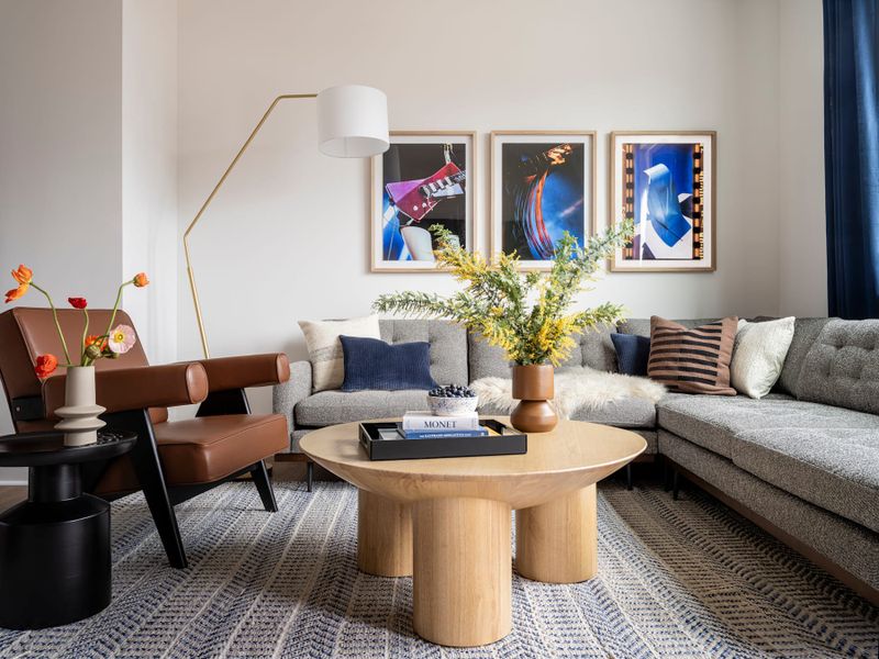 Representative furnished interior of a home built from the Indie by Tri Pointe Homes in Context at Oakhurst, Charlotte (Image 3).