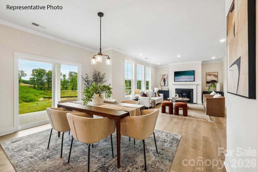 Furnished interior view inside a new home in Avalon of Gastonia, Gastonia (Image 7).