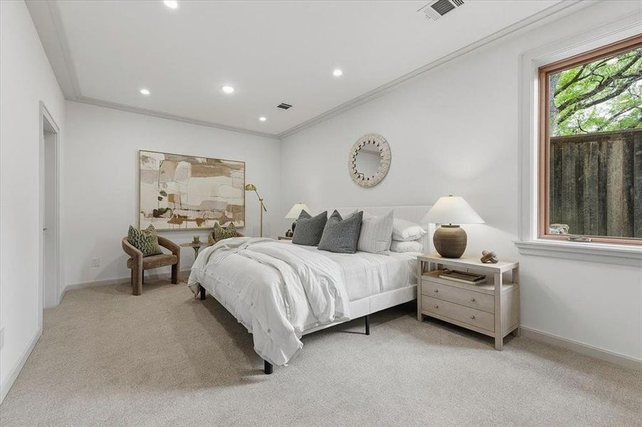 Furnished interior view inside a new home in , Fort Worth (Image 27).