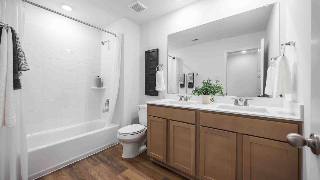 Furnished interior view inside a new home in Pinehaven, Houston (Image 11).