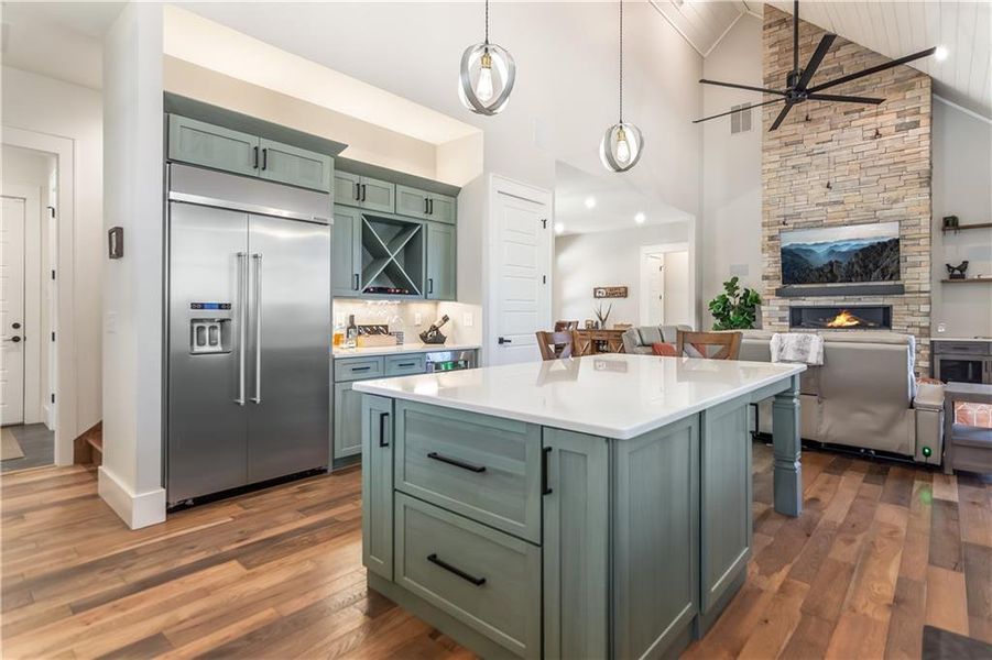 Furnished interior view inside a new home in , Ellijay (Image 44).