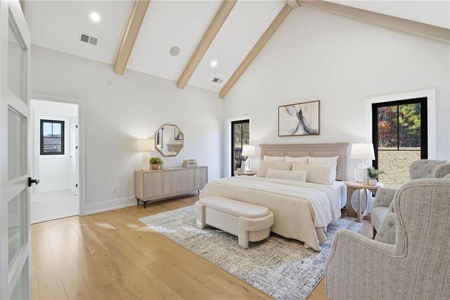 Furnished interior view inside a new home in , Canton (Image 27). Furnished interior view inside a new home in , Canton (Image 27).