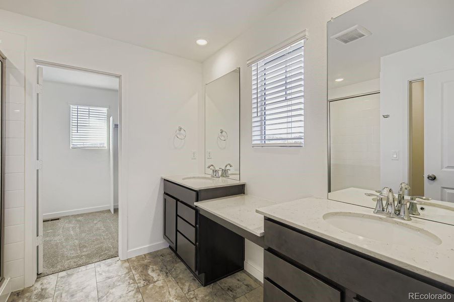 Furnished interior view inside a new home in Riano Ridge, Loveland (Image 7). Furnished interior view inside a new home in Riano Ridge, Loveland (Image 7).