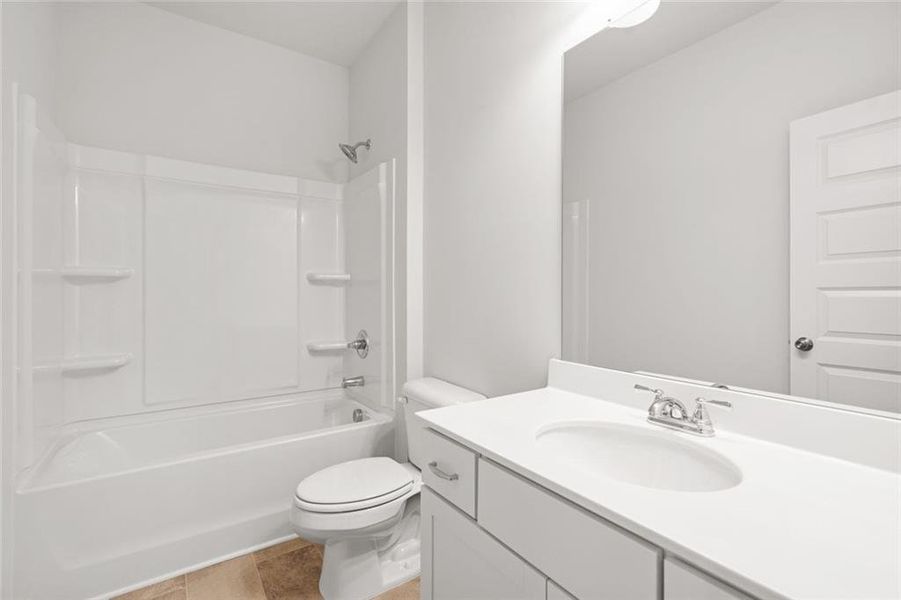 Furnished interior view inside a new home in The Andros, Dalton (Image 11).