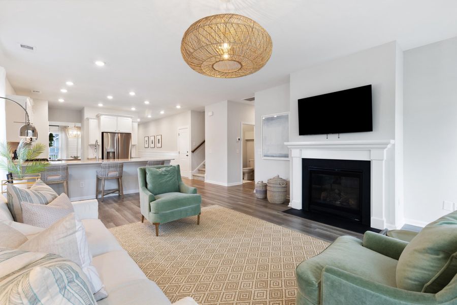 Furnished interior view inside a new home in , Summerville (Image 21). Furnished interior view inside a new home in , Summerville (Image 21).