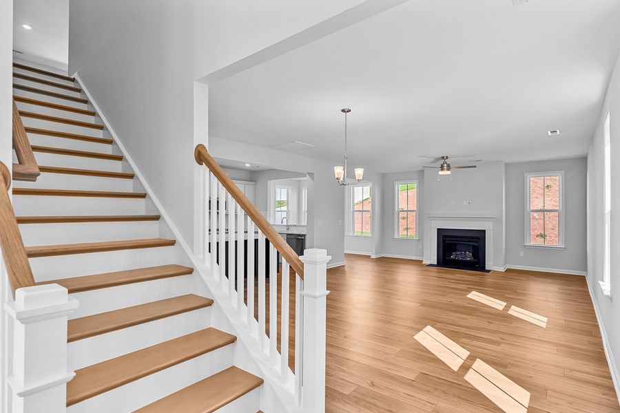 Spacious, unfurnished interior of a new home in Hanes Lake, Winston-Salem (Image 13).