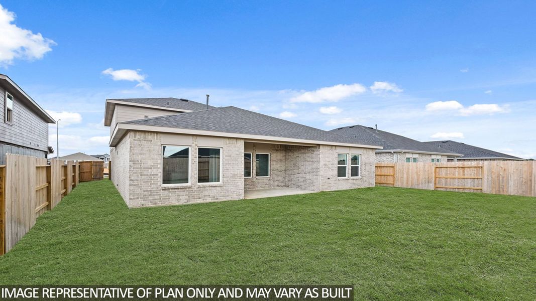 Exterior details and patio area of a home in Cypress Green, Hockley (Image 3).