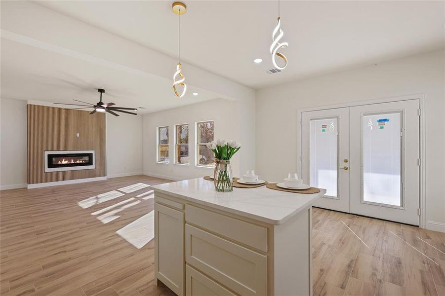 Furnished interior view inside a new home in , Fort Worth (Image 5).