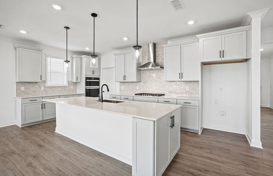 Furnished interior view inside a new home in Carolina Riverside, Belmont (Image 17).