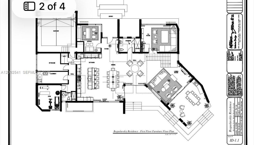 2D floor plan layout of this home in , North Miami, FL (Image 5).