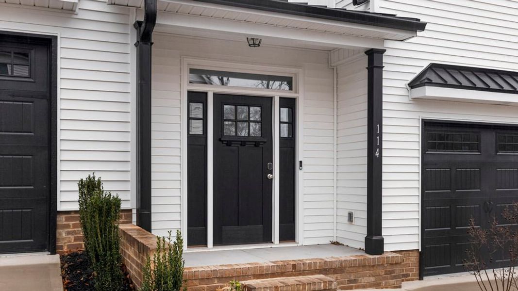 Exterior details and patio area of a home in Pearson Road Townhomes, Easley (Image 2). Exterior details and patio area of a home in Pearson Road Townhomes, Easley (Image 2).