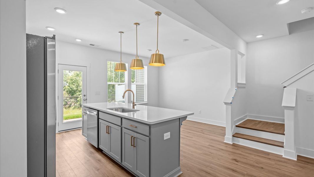 Furnished interior view inside a new home in Saluda Crossing, Piedmont (Image 13).
