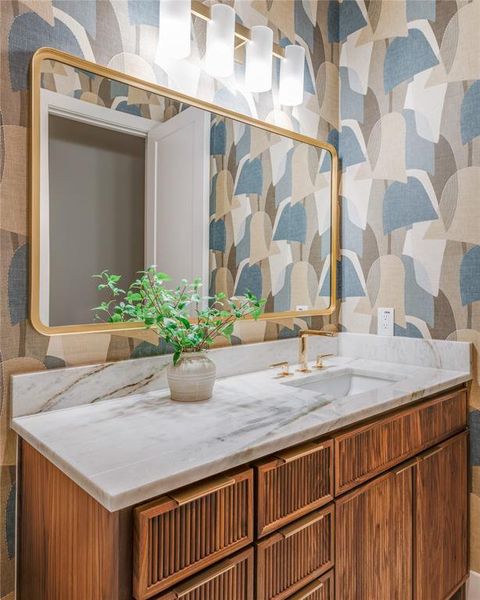 Close-up of interior finishes inside a home in , Dallas (Image 19).