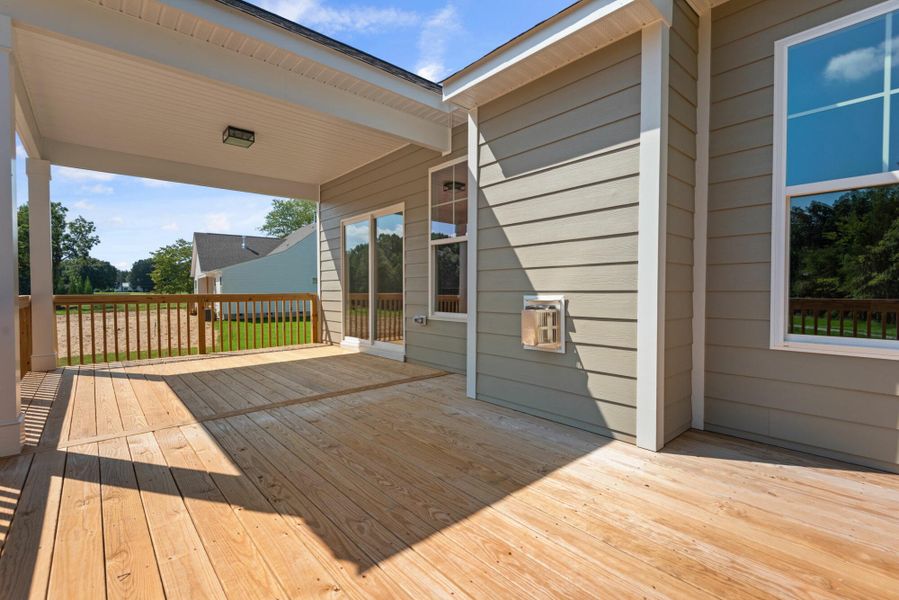 Front exterior of a new home in Redland, Advance, NC, highlighting curb appeal (Image 21). Front exterior of a new home in Redland, Advance, NC, highlighting curb appeal (Image 21).