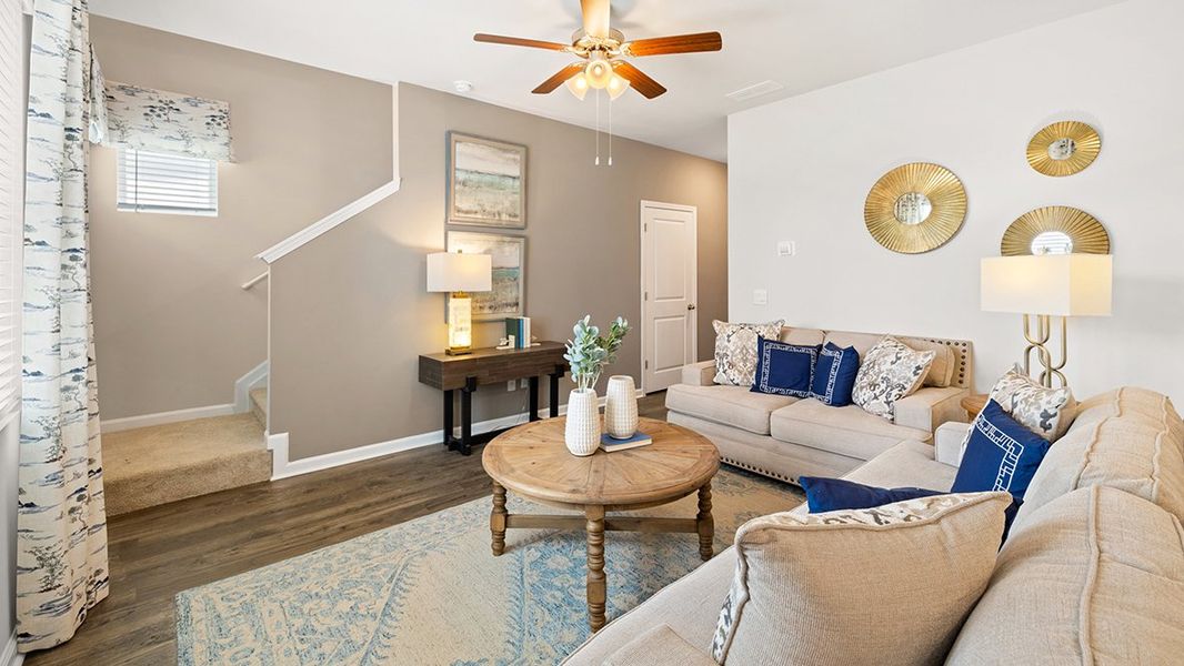 Representative furnished interior of a home built from the Cabral by D.R. Horton in Poplar Preserve, Newnan (Image 18).