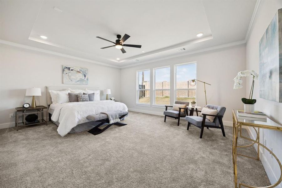 Furnished interior view inside a new home in , Frisco (Image 15).