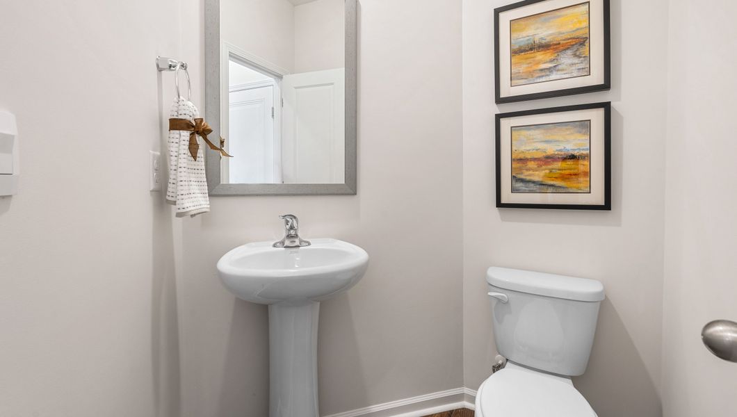 Furnished interior view inside a new home in Tanglewood Townes, Greenville (Image 17).