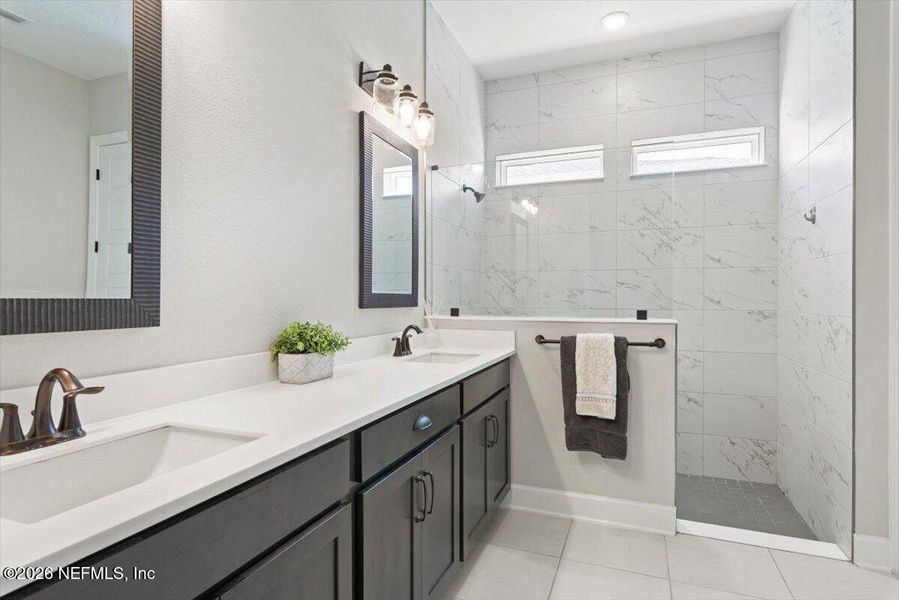 Furnished interior view inside a new home in Middlebourne 50', St. Johns (Image 7).