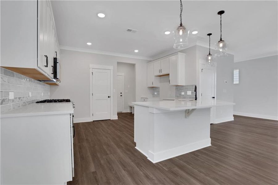 Furnished interior view inside a new home in Villas at Dawsonville, Dawsonville (Image 6).