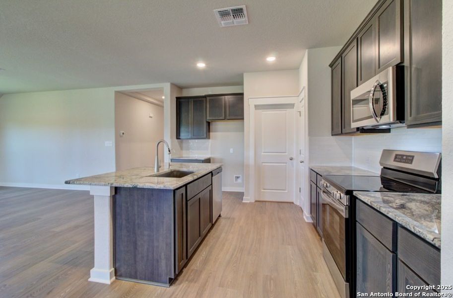 Furnished interior view inside a new home in Cloud Country, New Braunfels (Image 7).