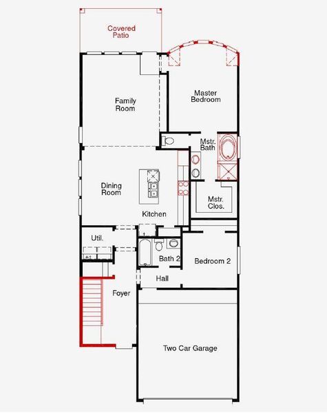 2D floor plan layout of this home in Jubilee 40', Hockley, TX (Image 6). 2D floor plan layout of this home in Jubilee 40', Hockley, TX (Image 6).